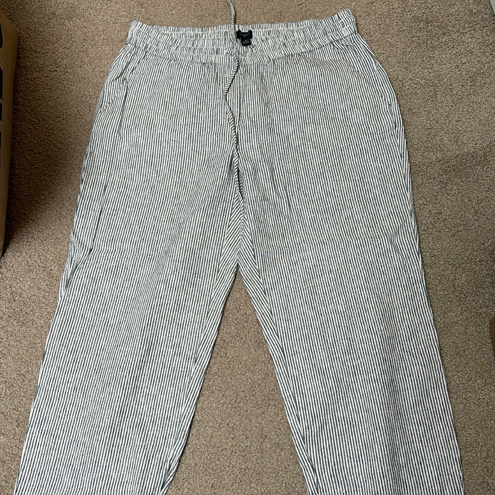 J. Crew pants striped size 10. BNWT